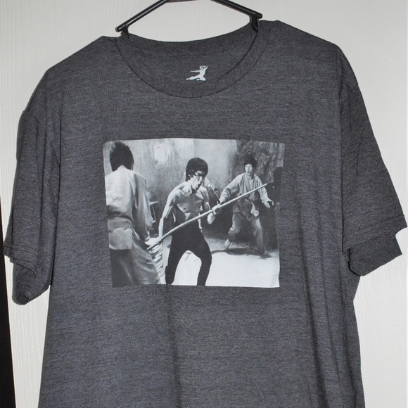 Bruce Lee Fight Scene Graphic T Shirt XL